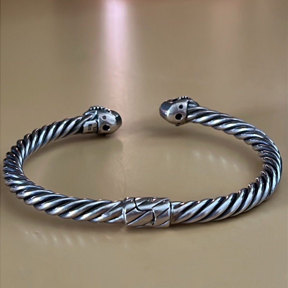 Samuel Benham Jewelry Company 925 Sterling Silver 18K Gold Accents Bracelet - Picture 6 of 14